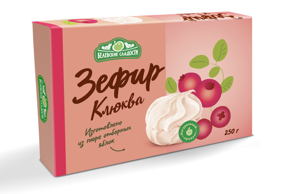  Зефир белевский "Клюква" 250г в Узловой