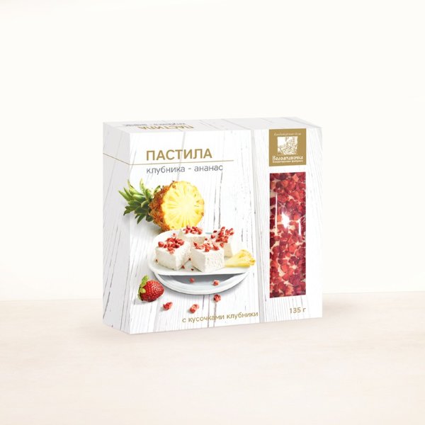№2 Пастила 135г клубника-ананас  в Узловой