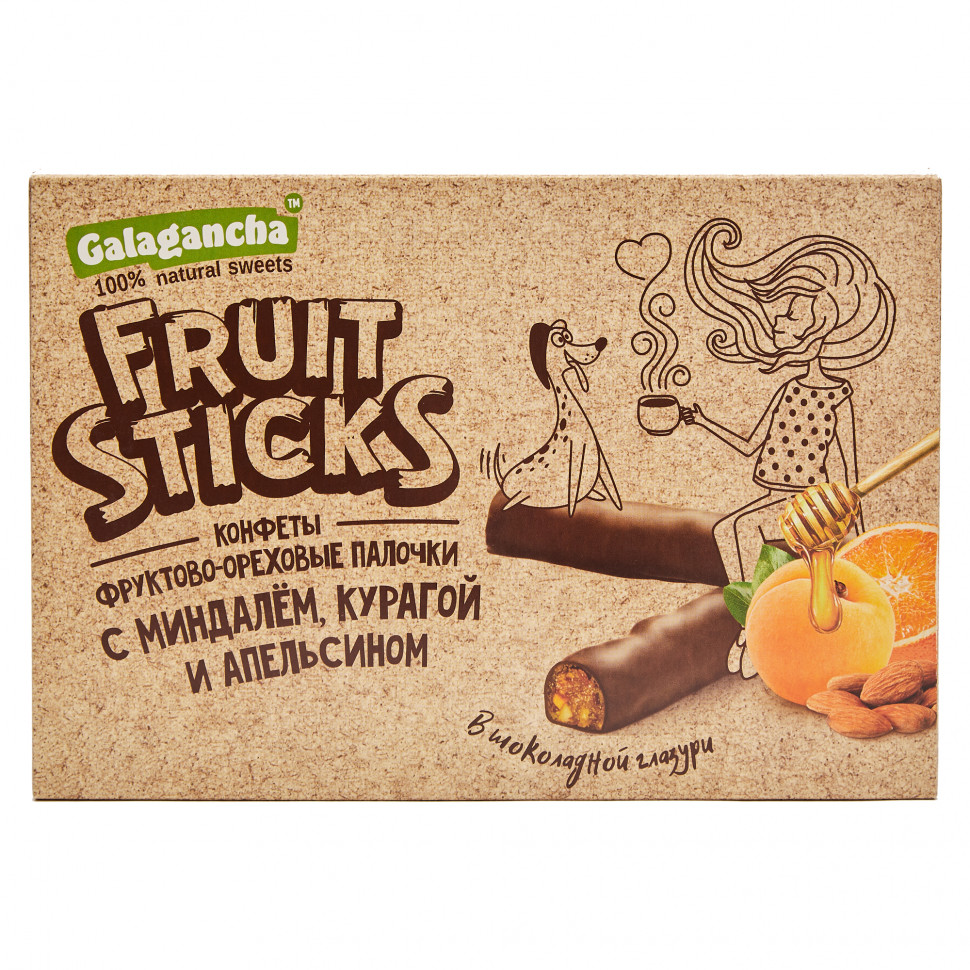  Берестов КРАФТ Fruit Stiсks с курагой и миндалем, 175г   в Узловой