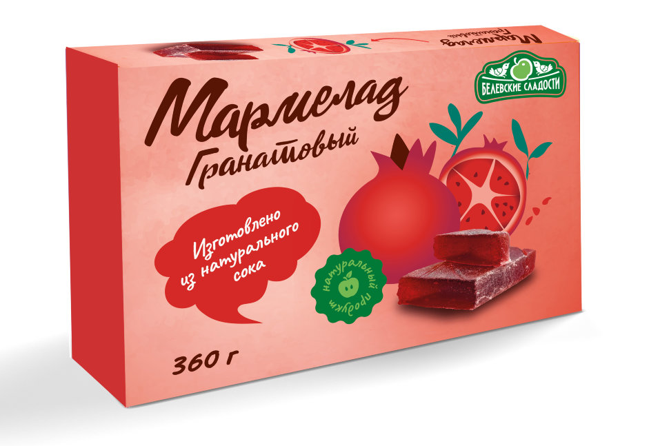  Мармелад  "Гранатовый" белевский 360г  в Узловой