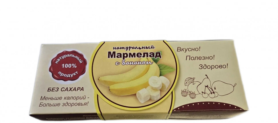  Мармелад натуральный "Банан" 140г  в Узловой