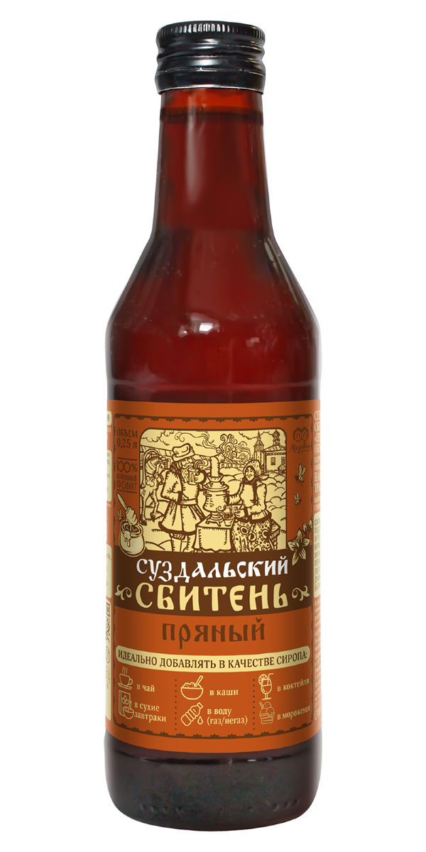 №3 Сбитень Суздальский "Пряный"(блок 8шт по 250мл) в Узловой