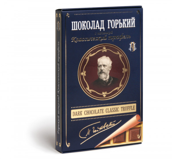 №1 Фабрика Томер  Горький шоколад ТРЮФЕЛЬ классический (Чайковский), 112г в Узловой