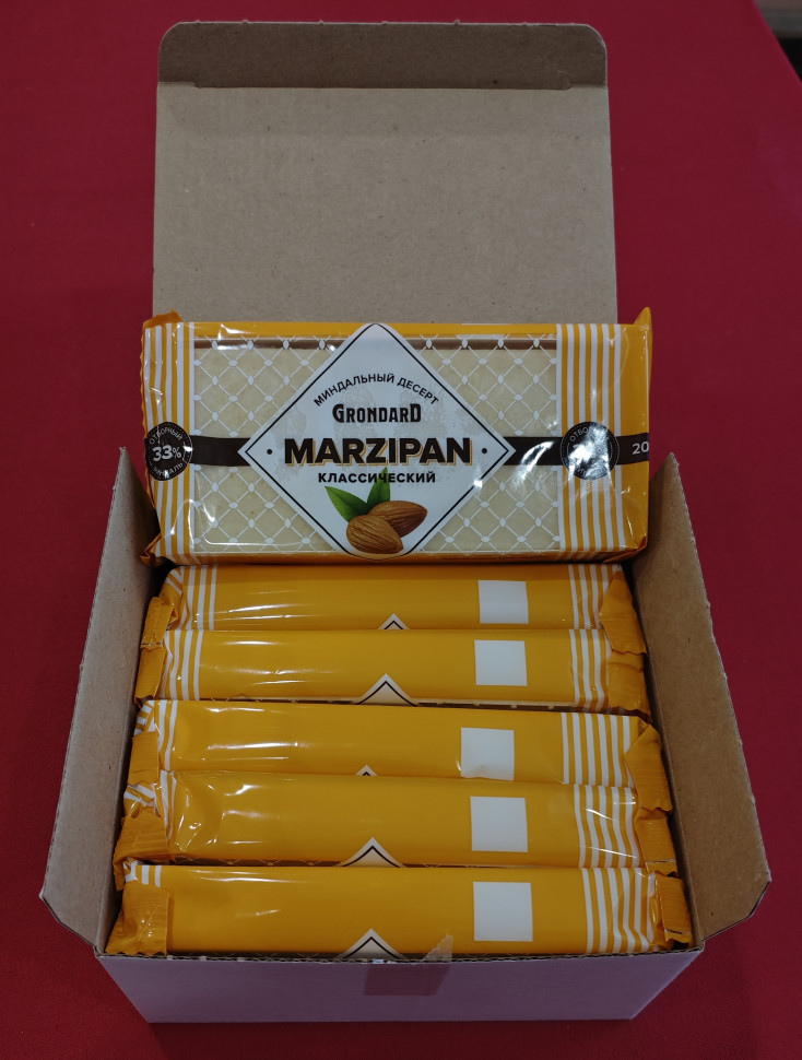  TM Grondard      (11133) Марципан 33%, (блок 6 шт по 200г)             в Узловой
