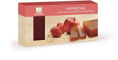 №2 Мармелад пластовый 210г Яблоко-Клубника в Узловой
