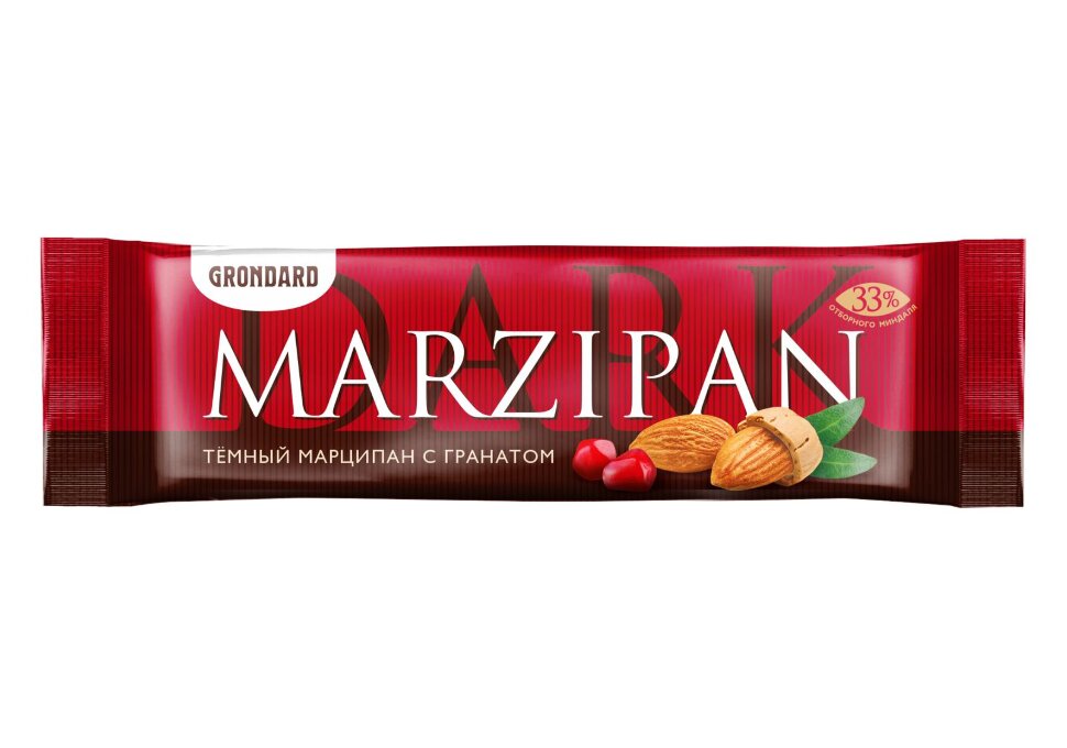  TM Grondard     (10973) Батончики глазированные Марципановые ГРАНАТ, (24шт по 50г)       в Узловой