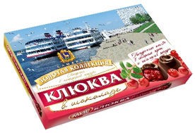 №2 КФ МИР Клюква в шоколадной глазури 160г в Узловой