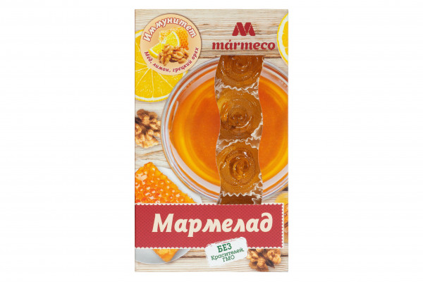 №2 Мармелад "Иммунитет"  Мёд, лимон, грецкий орех, 180г  в Узловой