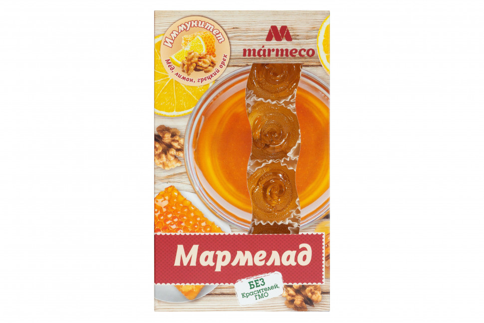  Мармелад "Иммунитет"  Мёд, лимон, грецкий орех, 180г  в Узловой