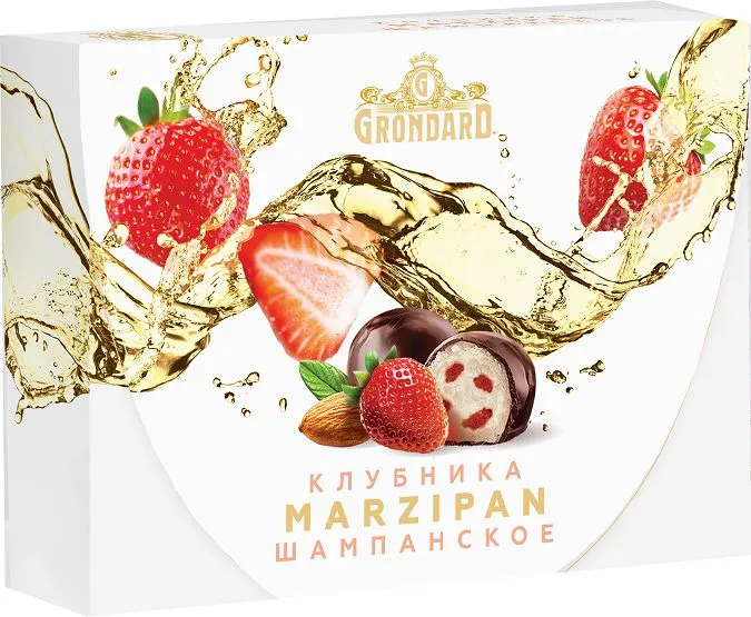  TM Grondard       (10185) Конфеты глазированные Марципановые Клубника и Шампанское, 98г в Узловой